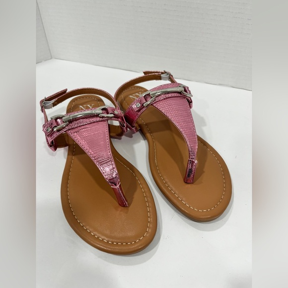New York & Company Shoes - New York & Company Womens Angelica Flat Sandals. 6M. Pink